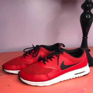 Nike Air Max Thea Red, Black, and White